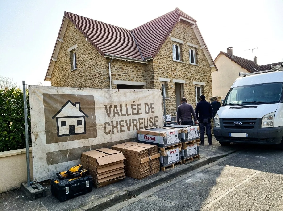 Toiture terminée à Gif-sur-Yvette, Vallée De Chevreuse